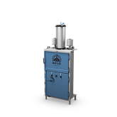 A102-2026-cardboard-plastic-press-blue-machine-angle